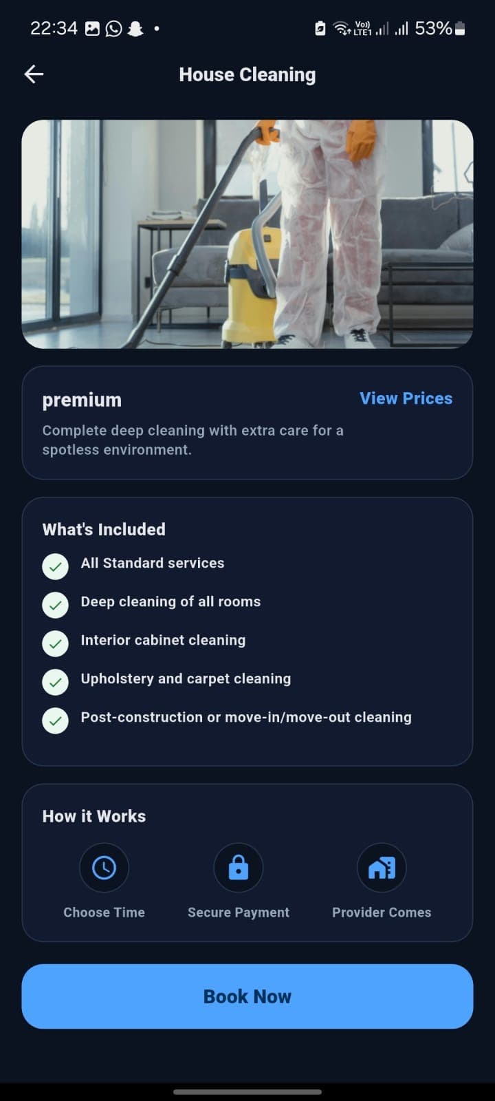 Customer booking flow preview 3